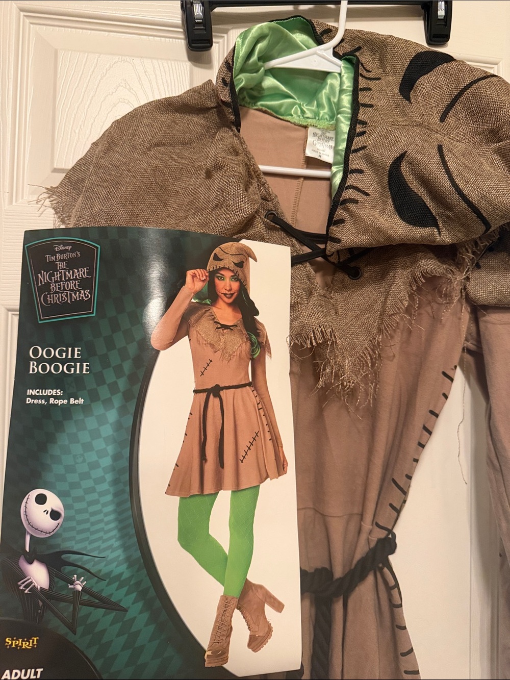 Spirit Halloween Oogie Boogie Costume Dress Women’s Size Medium Like New